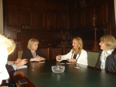 17 October 2011 The Speaker of the National Assembly of the Republic of Serbia, Prof. Dr Slavica Djukic-Dejanovic meets with Cornelia Richter, Director General of Planning & Development of the German International Cooperation Institute (GIZ)